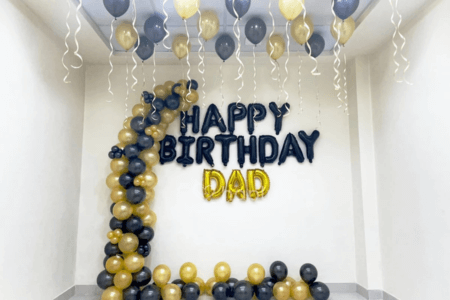Balloon Birthday Decoration For Dad (2)