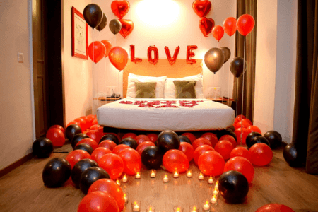 Love Balloon Decoration for Partner