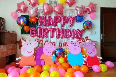 Kids Birthday Party Decoration in Delhi, Balloon theme Decoration