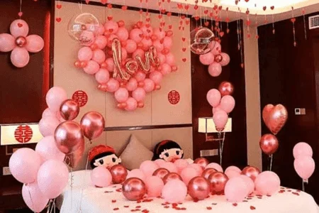 Romantic Anniversary Room Decoration