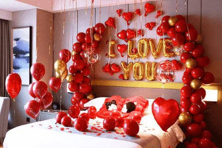 ROOM DECORATION FOR ANNIVERSARY