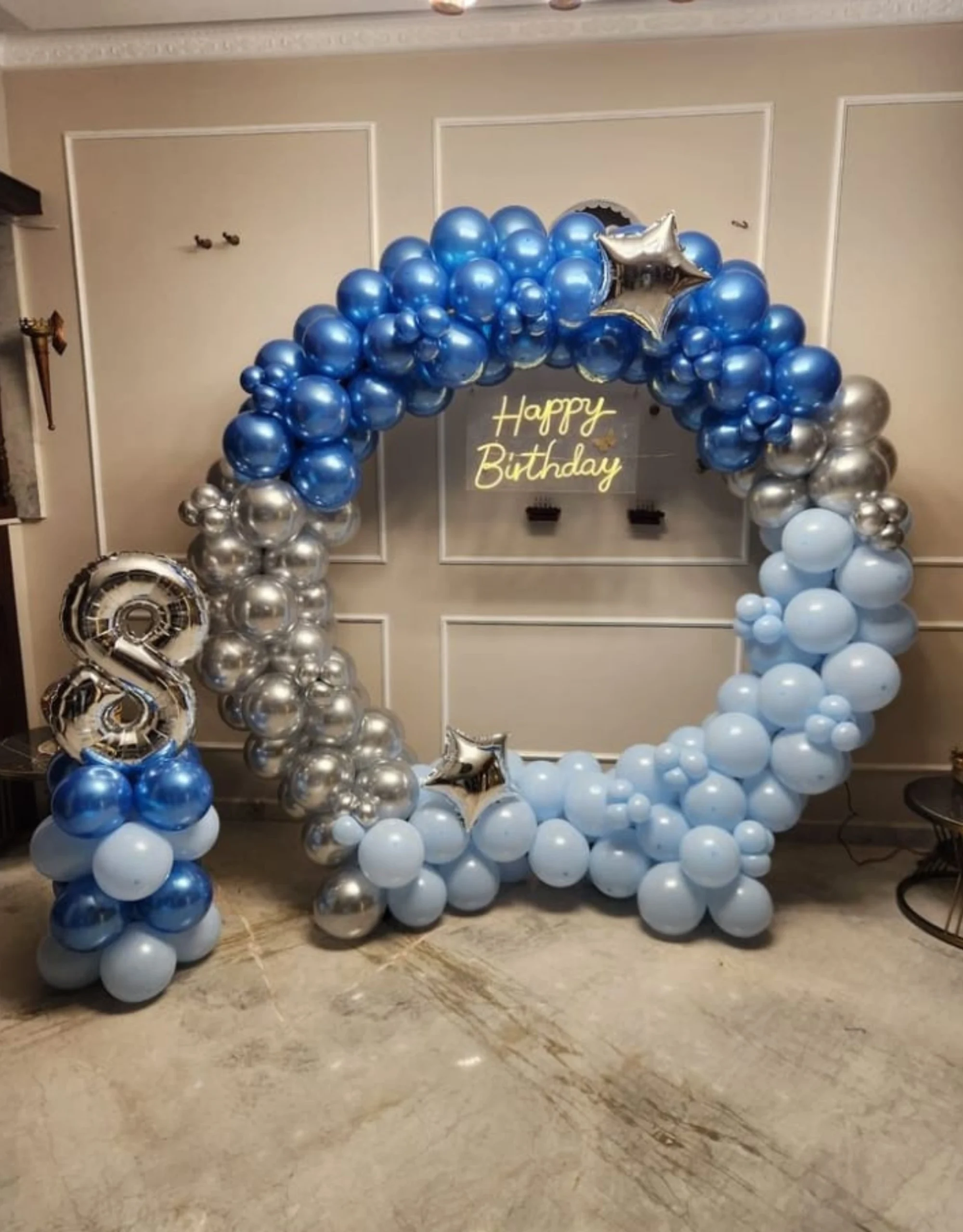 Backdrop Birthday Balloon Decoration - Image 2