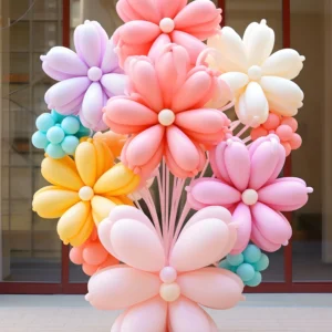 Backdrop Birthday Balloon Decoration