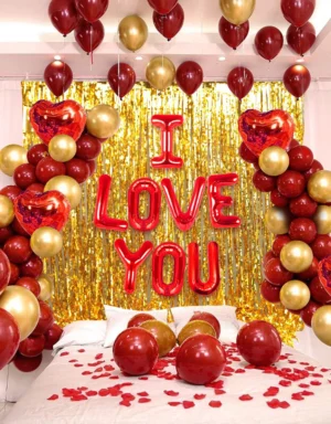 Valentine Proposal & Surprise Decoration