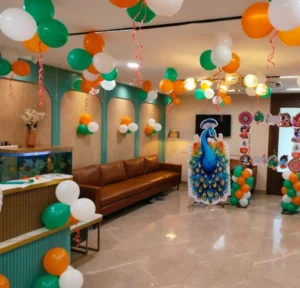 Independence Day Office & Society Stage Decoration