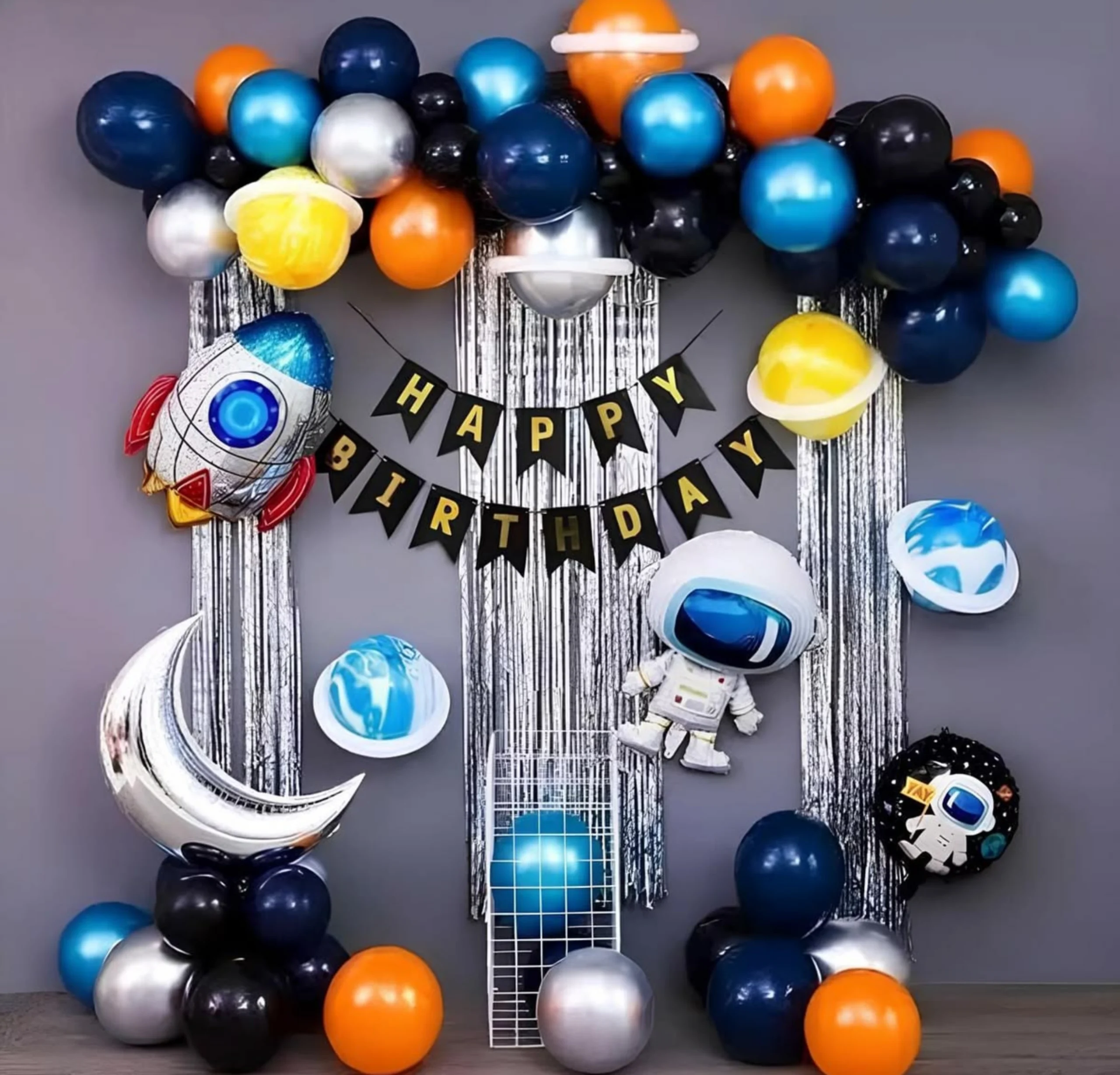 Space & Astronaut Theme Birthday Decoration