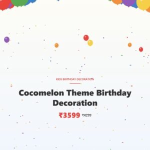 Cocomelon Theme Birthday Decoration