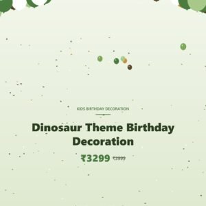 Dinosaur Theme Birthday Decoration