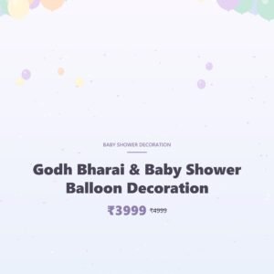 Godh Bharai & Baby Shower Balloon Decoration
