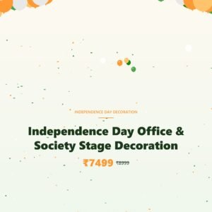 Independence Day Office & Society Stage Decoration