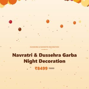 Navratri & Dussehra Garba Night Decoration