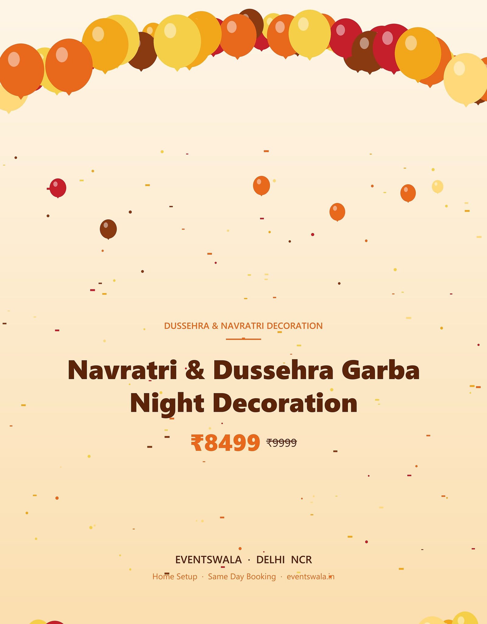 Navratri & Dussehra Garba Night Decoration