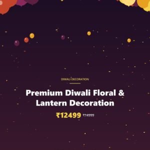 Premium Diwali Floral & Lantern Decoration